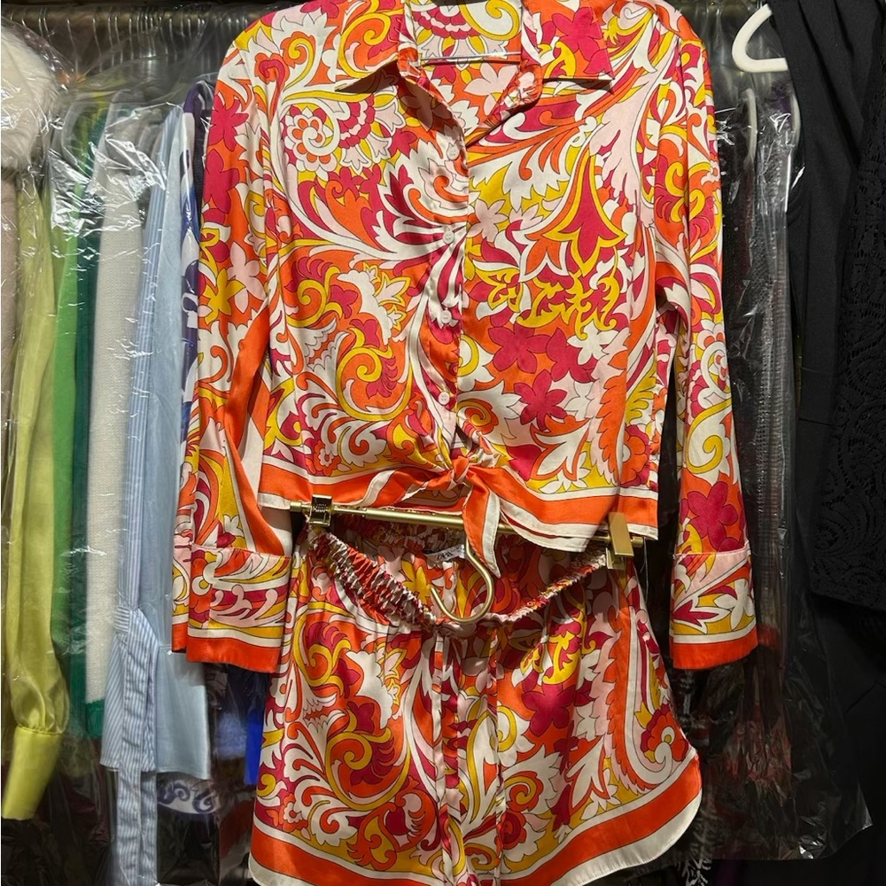 Vibrant Floral Women's Dress